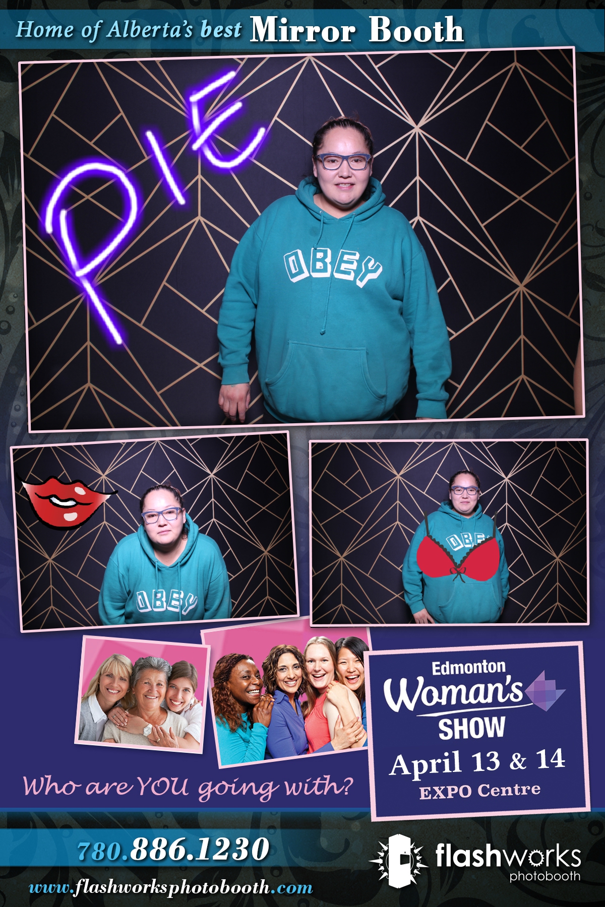 Spring Edmonton Woman's Show 2019 | View more photos from the event at gallery.flashworksphotobooth.com/u/FlashworksPhotoboothInc/Spring-Edmonton-Womans-Show-2019
